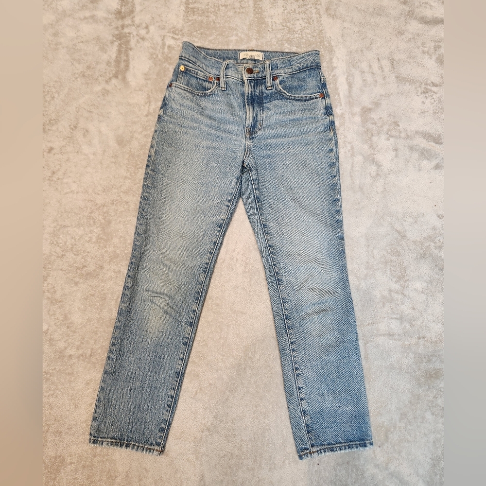 Madewell The Perfect Vintage Light Blue Straight Leg Jeans 24